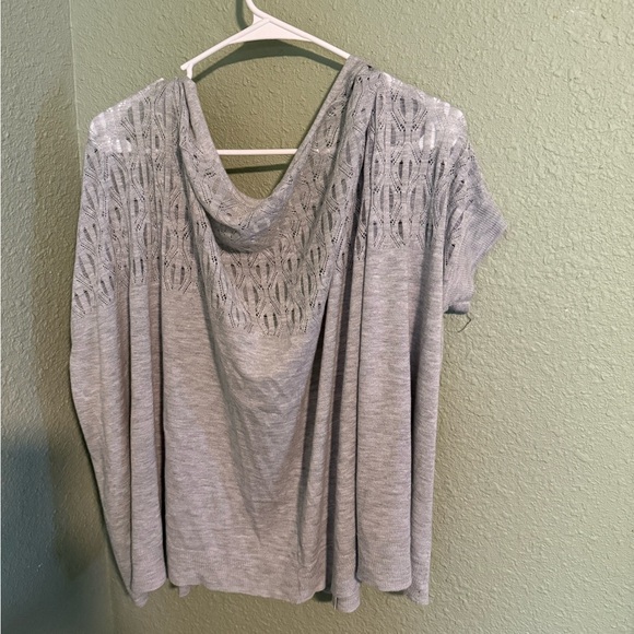 Maurices Light Gray Knit Cardigan - Picture 3 of 3